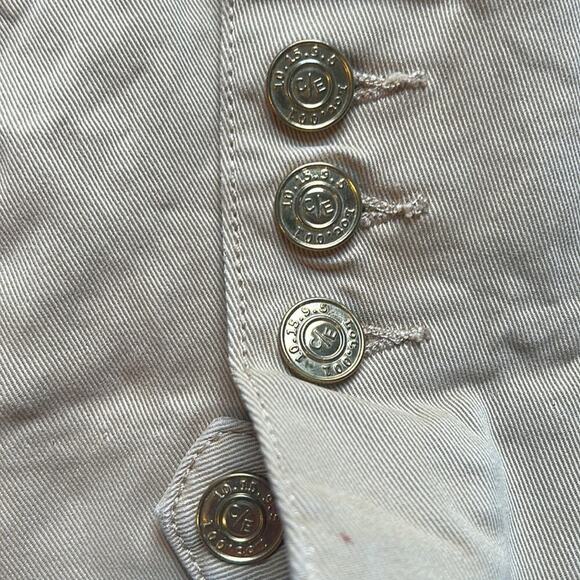 Current Elliott Jacket Women's Size XS Gold Button Detail Pockets Blazer - Picture 4 of 6
